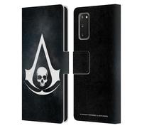 ASSASSIN'S CREED BANDIERA NERA LOGO CUSTODIA COVER A PORTAFOGLIO PER SAMSUNG 1