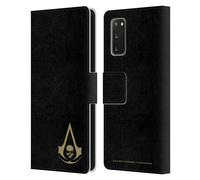ASSASSIN'S CREED BANDIERA NERA LOGO CUSTODIA COVER A PORTAFOGLIO PER SAMSUNG 1