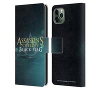ASSASSIN'S CREED BLACK FLAG LOGOS CUSTODIA COVER A PORTAFOGLIO PER APPLE iPHONE