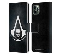 ASSASSIN'S CREED BLACK FLAG LOGOS CUSTODIA COVER A PORTAFOGLIO PER APPLE iPHONE