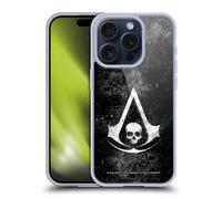 ASSASSIN'S CREED BLACK FLAG LOGOS CUSTODIA COVER MORBIDA IN GEL PER APPLE iPHONE
