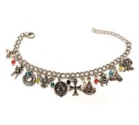 Assassin's Creed Bracciale Templari Ezio Connor Kenway Regolabile Nichel Free