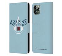 ASSASSIN'S CREED III LOGOS CUSTODIA COVER PORTAFOGLIO IN PELLE PER APPLE iPHONE