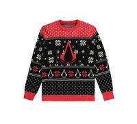 Assassins Creed Knitted Natale Jumper Simbolo Logo Nuovo Ufficiale, Unisex