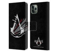 ASSASSIN'S CREED LOGO CUSTODIA COVER A PORTAFOGLIO PER APPLE iPHONE TELEFONI