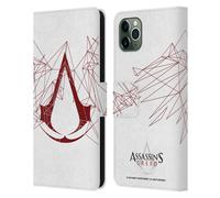 ASSASSIN'S CREED LOGO CUSTODIA COVER A PORTAFOGLIO PER APPLE iPHONE TELEFONI