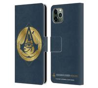 ASSASSIN'S CREED ORIGINI CRESTE CUSTODIA COVER A PORTAFOGLIO PER APPLE iPHONE