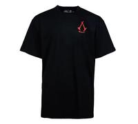 Assassin's Creed Shadows Crest - Oversize Uomo T-Shirt Nero XXL 100% Cotone Taglia Extra