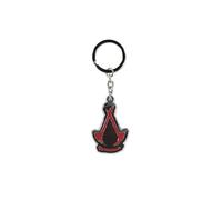 Assassin's Creed Shadows Unisex Pendente Portachiavi Rosso/Nero Lega di Zinco Ta