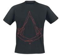 Assassin's Creed Tech Logo Men's T-Shirt Black Gaming M Black