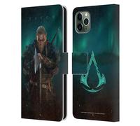 ASSASSIN'S CREED VALHALLA KEY ART CUSTODIA COVER A PORTAFOGLIO PER APPLE iPHONE