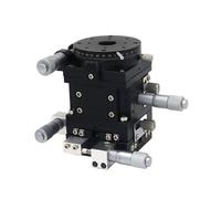Asse 60 * 60mm LTP60-LM-2 Tavolo scorrevole a V a 4 assi Piattaforma di regolazione fine Piattaforma lineare manuale Slitta di regolazione dei cuscinetti