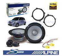 asse Alpine S2-S65C Altoparlanti ant 2vie 165mm 240W per LANCIA YPSILON 03-2011