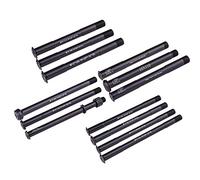 Asse Anteriore Bicicletta,Adattatore per Mozzo MTB Perno passante Albero bici da strada Mozzo anteriore Mozzo posteriore Spiedini 12mm 15mm Asse ruota Albero mozzo 15x100 12x142 12x100 12x148 15x110 (