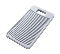 Asse da bucato appendibile antiscivolo, con treppiede fisso, asse da bucato in plastica ispessita, strumento per la pulizia dei vestiti (grigio)