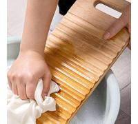 Asse da bucato, pratica tavola da bucato rettangolare multifunzione in bambù