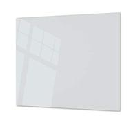 ASSE DA CUCINA IN VETRO TEMPERATO e Copri-piano cottura a induzione - Spianatoia in vetro resistente a graffi e impatti - Resistente al calore e a i batteri D18 Serie di colori: Z Grigio Chiaro