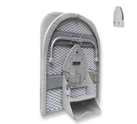Asse da stiro， Asse da stiro pieghevole da tavolo, piccolo asse da stiro for la casa, contenitore sospeso, apertura rapida(Grey)