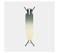 Brabantia - Ironing Board A - With Adjustable Iron Rest - Adjustable Height - Non-Slip Rubber Feet - 100% Fairtrade Cotton Cover with Foam Layer - Foldable - New Dawn - Size A (110x30 cm)
