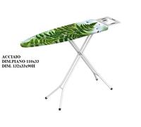 Asse da stiro Gimi Leo Green con poggiaferro in lamiera verniciata