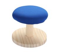 Asse da stiro in legno con base rotonda, sgabello da stiro regalo per