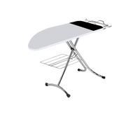 Asse da Stiro Kolossal Profi 125x48 cm con Portabiancheria e Rivestimento a 3 Strati con Area Ignifuga