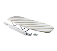 Asse da Stiro Pieghevole a Scomparsa per Cassetto Estraibile 94,5 cm Emuca Bianco