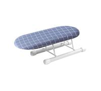 Asse da stiro pieghevole per casa, viaggio, polsini staccabili, portatile, scollo, mini, lavabile, protettivo, antiscivolo.