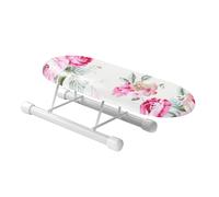 Asse da stiro portatile da tavolo con polsini scollo per appartamenti da