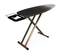 Asse da stiro professionale XXL GoldVIP 130 x 47 cm - Per ferro con caldaia, alluminio anodizzato leggero e struttura stabile - Altezza regolabile - Prodotto in Europa