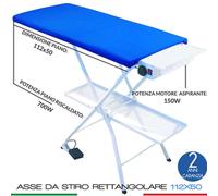 Asse da Stiro Riscaldato ed Aspirante regolazione della temperatura con termostato