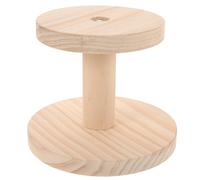 Asse da stiro rotondo in legno Piccolo asse da stiro portatile per il negozio