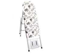 Asse da stiro， Supporto da stiro e tavolo da stiro trapezoidale pieghevole, 2 in 1 multifunzionale, regolabile in altezza, leggero e facile da riporre(M)