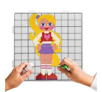 Asse da stiro - Tappetino quadrato di precisione resistente al calore - Asse per perline da stiro | Per adulti adolescenti principianti per la creazione di modelli e per