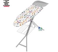 ASSE DA STIRO TURBO VAPOR 120X40 CON POGGIAFERRO PORTACALDAIA