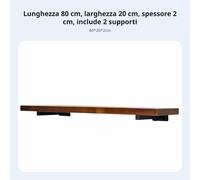 Asse deessogn e innovazione Legno D & A Staffe a parete Multifunozionper l'e