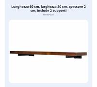 Asse deessogn e innovazione Legno D & A Staffe a parete Multifunozionper l'e