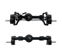 ASSE del Portale RC per MN per D90 1/12 off-Road RC Parte Aggiornamento Accessori per Il Montaggio 'ASSE Anteriore E Posteriore Aggiornamento Parti di Modifica 'Auto RC(Black)