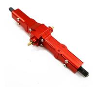 ASSE del Portale RC Per WPL Per C14 C24 B14 B24 B16 B36 Anteriore In Metallo Ponte Posteriore Asse Scatola Ingranaggi 1/16 RC Auto Camion Rock Crawler Camion Parti Automobili RC(Red,Middle Axle)