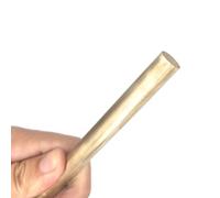 asse di ottone circolare solido, barre di ottone, Barra tonda in ottone H59, barre metalliche di vari diametri e lunghezze for modellismo fai da te, lavorazione dei metalli, confezione da 1(42x100mm)