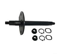 Asse in metallo per pedale della cyclette, componente della ruota centrale con dimensioni precise per una vestibilità sicura e una maggiore durata (17 mm x 180 mm)