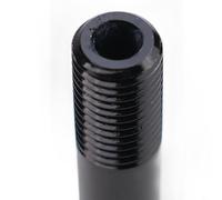 Asse passante anteriore posteriore per bicicletta, montagna da 12 mm e 15 mm, per bici attraverso il mozzo, ricambio a sgancio rapido, per bici da strada per MTB 122-181L P1.5 P1.75 nero (Φ12 x 142