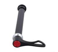Asse passante in alluminio progettato per l'uso sulla forcella anteriore su bici da strada e mountain bike, supporta le dimensioni comuni del mozzo e il funzionamento a sgancio rapido (15 x 100 mm)
