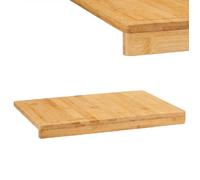 Asse per Impastare Legno di Bambù 38x26 H3cm Preparazione Dolci Pizza Pasta