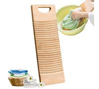 Asse per lavare i panni per lavare a mano, Asse per bucato in legno - Assi per lavare il bucato | Piccola lavamani, lavamani con motivo ondulato, legno naturale, efficiente e durevole per le donne
