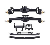 Asse portale da 10 mm per crawler RC a 18 con monte servo sdraiata e collegamenti compatibili con parti di upgrade di modelli Crawler comuni 1 18 Crawler(Black-1Set)