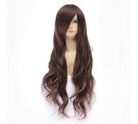 Asse Poteri Taiwan Parrucca Piena Resistente Ondulata Lunga Di Lino Marrone Cosplay Del Anime Del Costume Calore Capelli Fibra Sintetica Per Le Donne