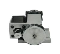 asse rotante contropunta Kit di rotazione for asse rotante da 50 mm, 65 mm, 80 mm, mandrino a 3/4 griffe, quarta contropunta, altezza centrale da 65 mm(4th axis only,K50mm 3-Jaw)