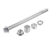 Asse ruota anteriore o posteriore ATV con boccola e bullone a vite M12 180mm