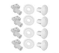 Asse ruota posteriore e rondelle C65 compatibili con modelli Polaris Pool Cleaner per 180 280 EC65 parti di ricambio per supportare il funzionamento a lungo termine (4 set)